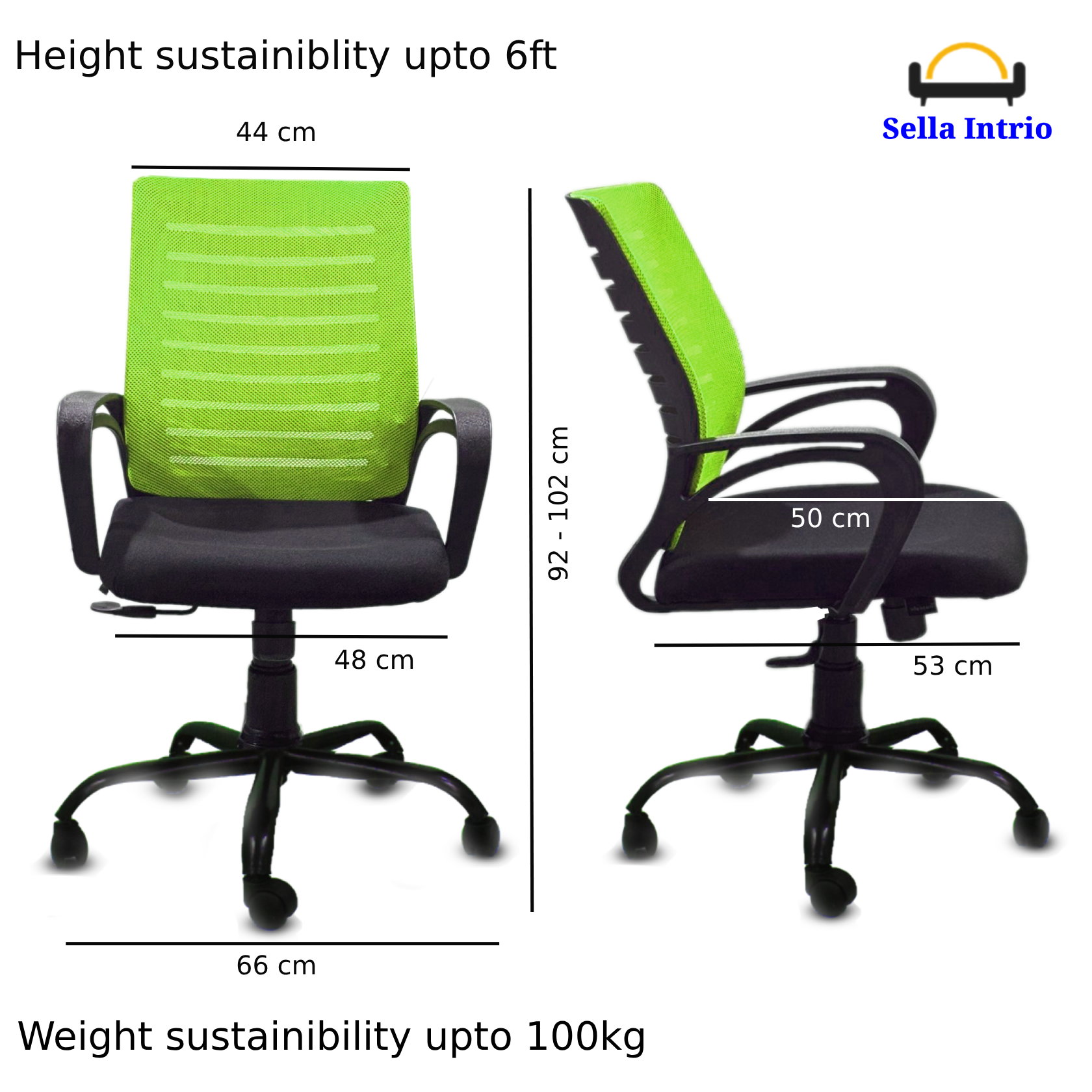 2 yellow green measurement